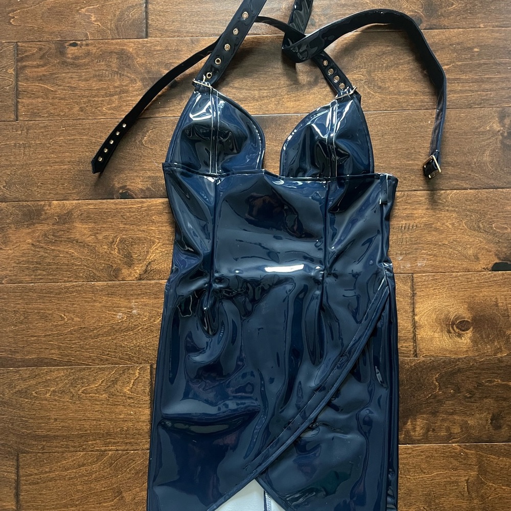 Oh Polly PVC Mini Dress